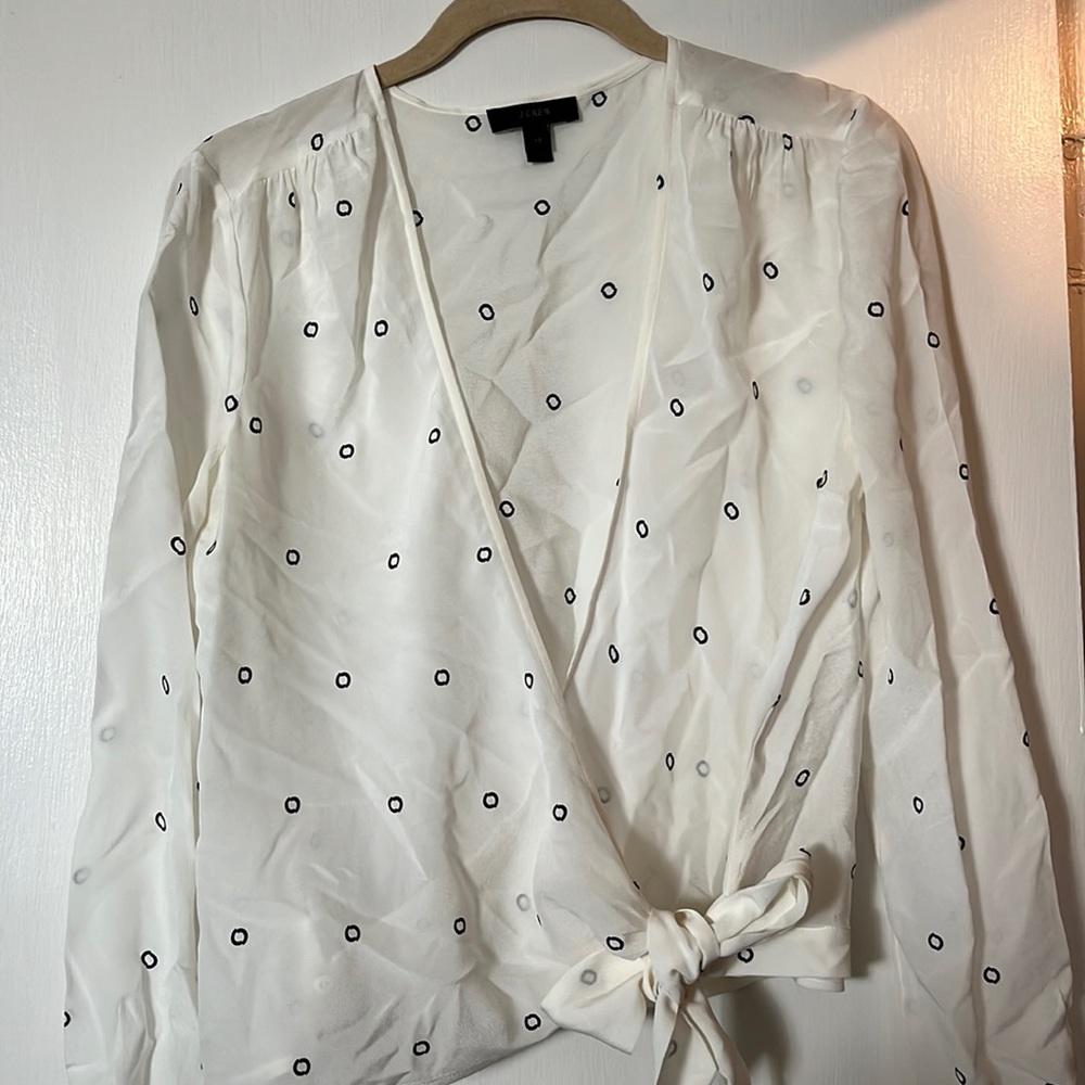 JCrew Wrap Top